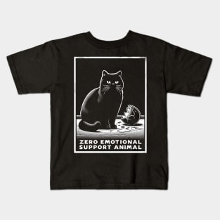 Retro Cat Novelty Meme Pun Cat Mom Cat Dad Funny Cat Kids T-Shirt